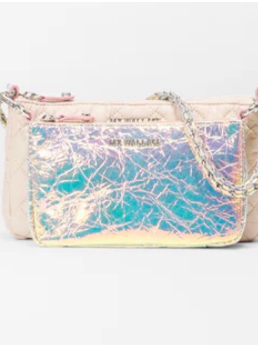 MZ Wallace Iridescent Duo Crossbody/Shoulder Bag